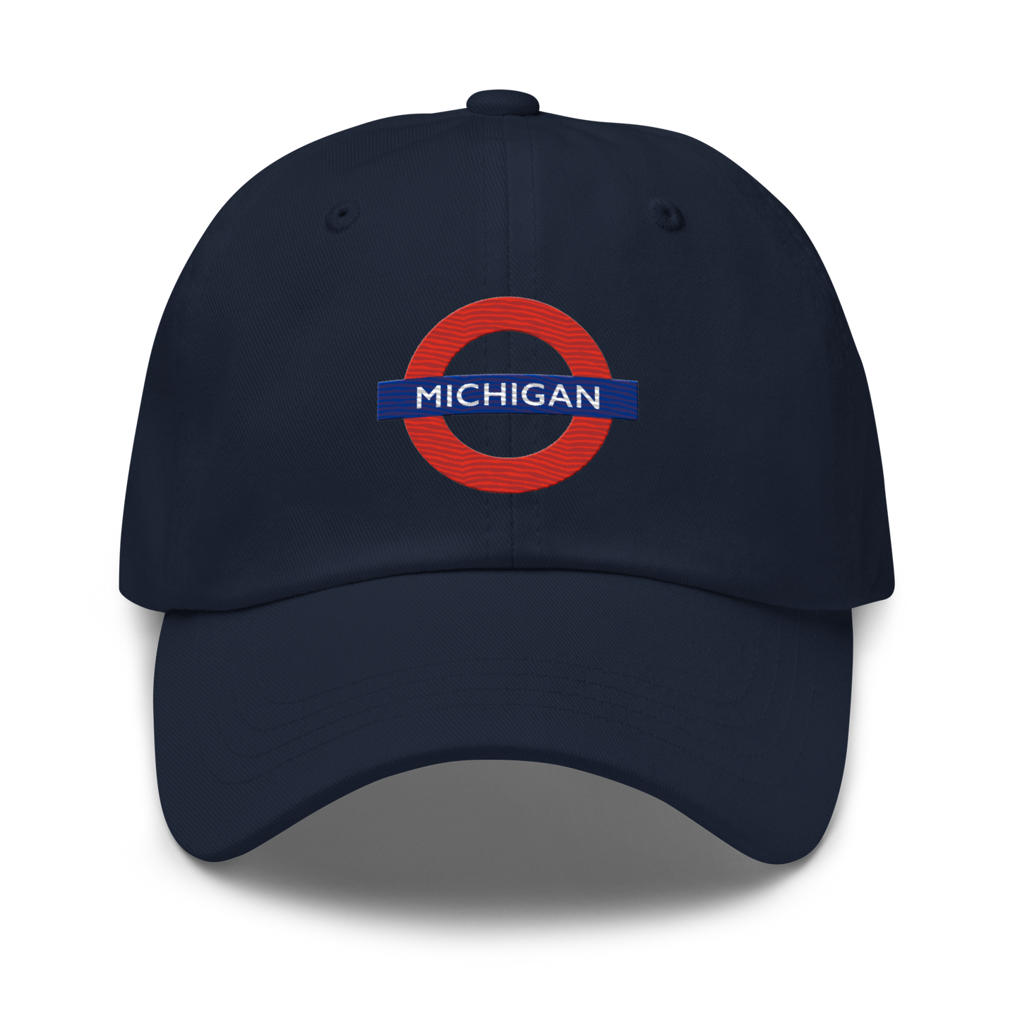 'Michigan' Dad Hat (London Tube Parody)