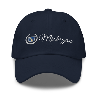 'Michigan' Dad Hat (Luxury Vehicle Parody)