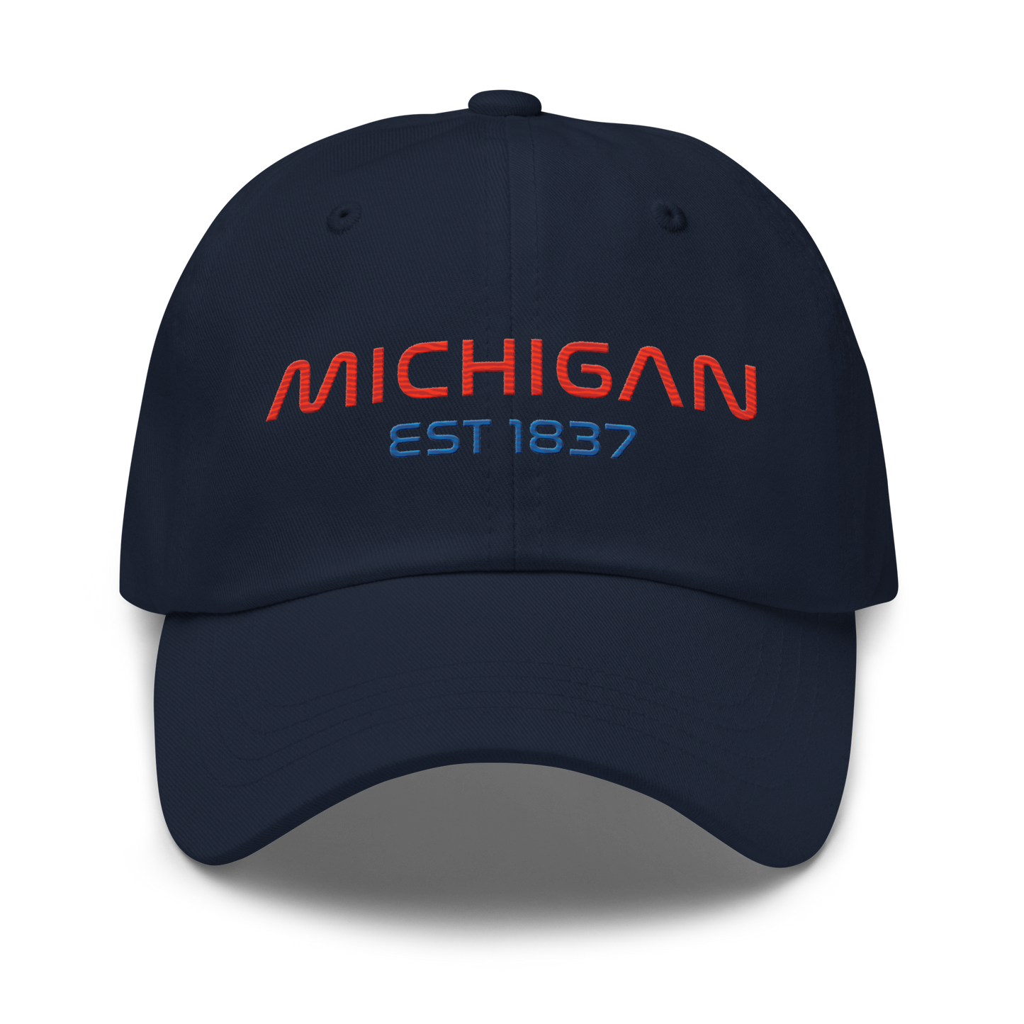 'Michigan EST 1837' Dad Hat | Space Agency Parody