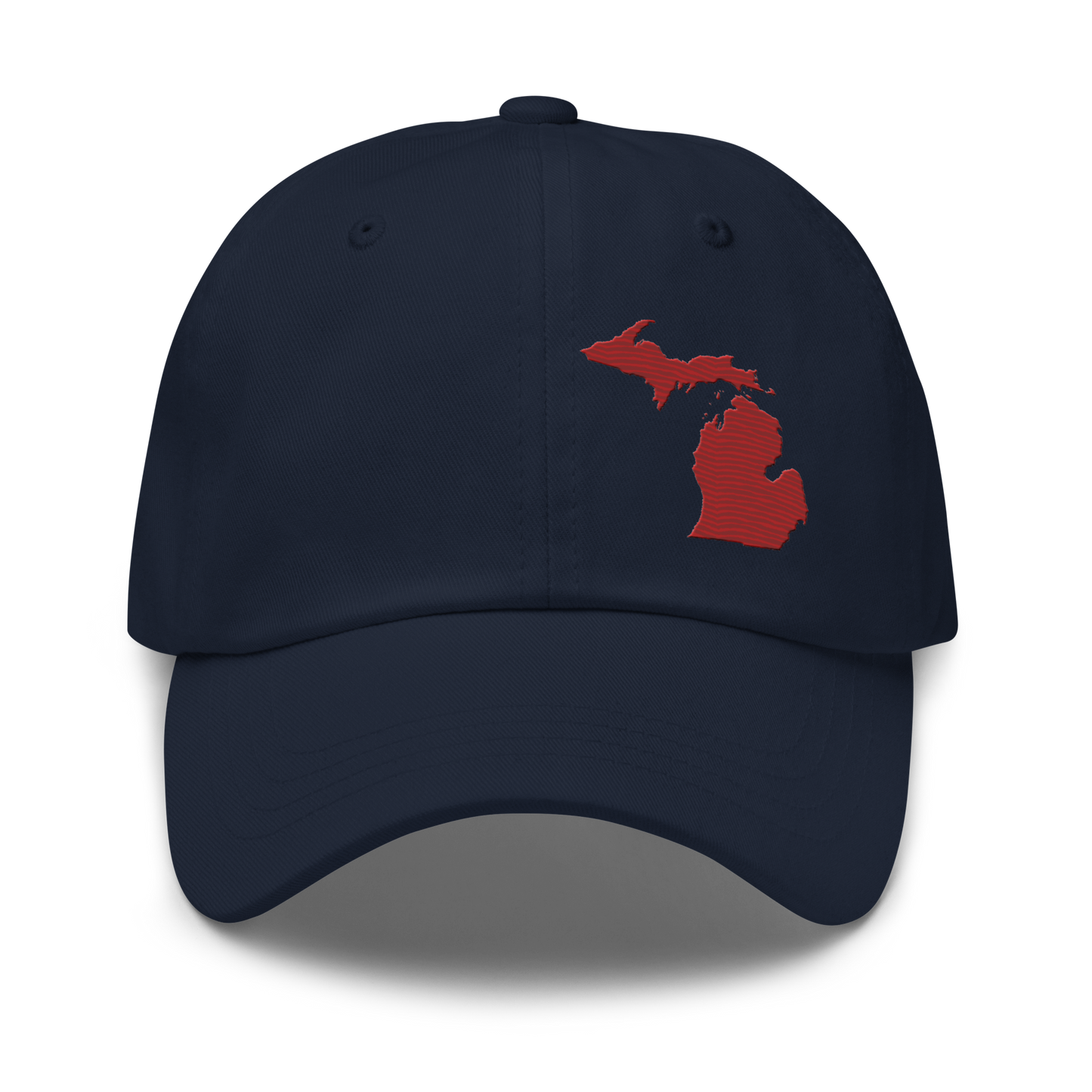 Michigan Dad Hat | Thimbleberry Red Outline