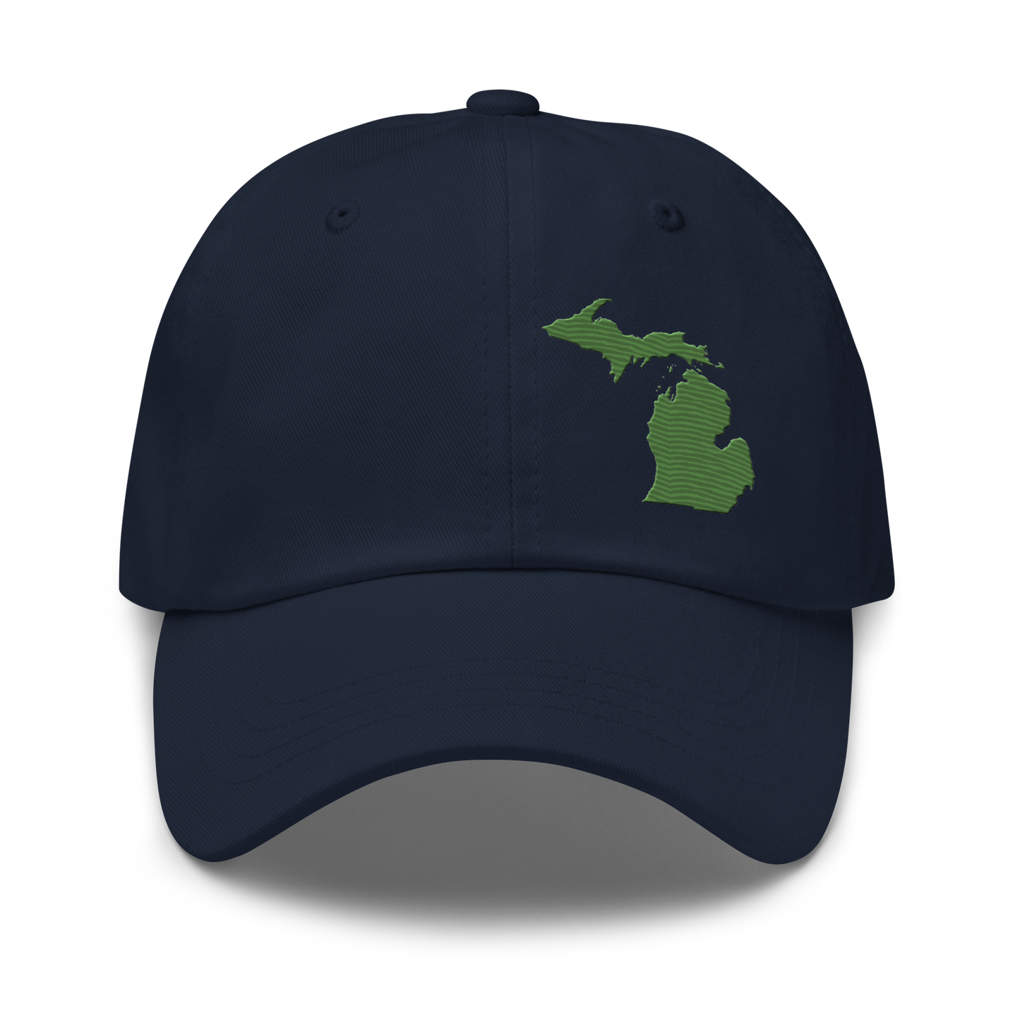 Michigan Dad Hat | Pine Green Outline