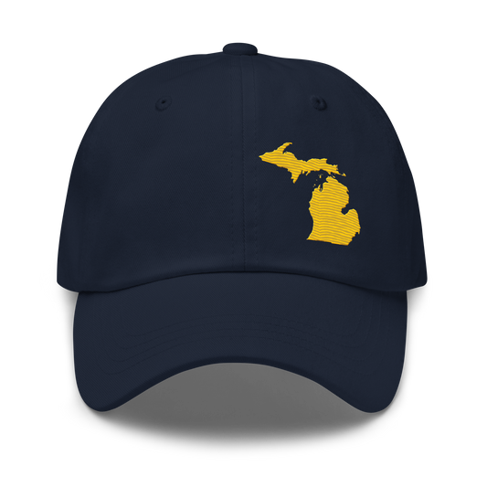 Michigan Dad Hat | Maize Outline