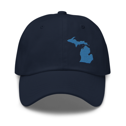 Michigan Dad Hat | Superior Blue Outline