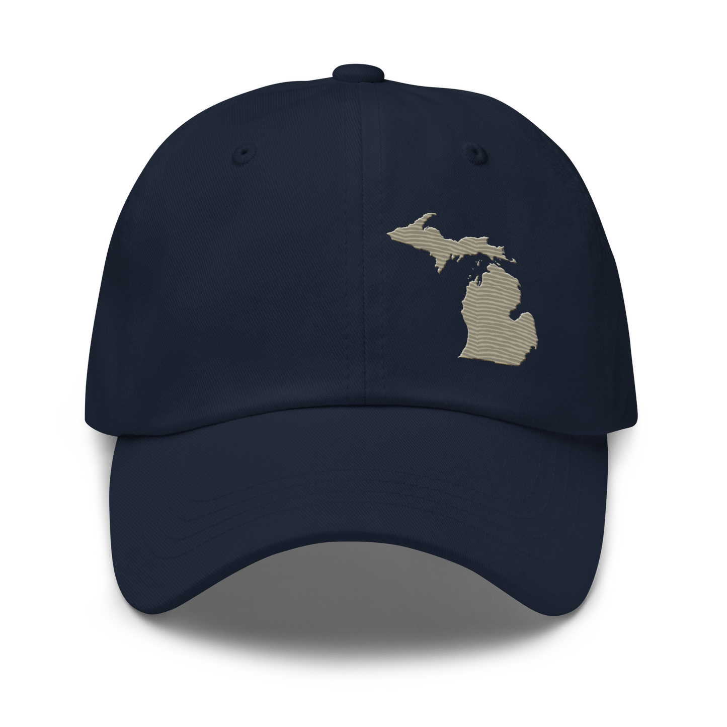 Michigan Dad Hat | Petoskey Beige Outline