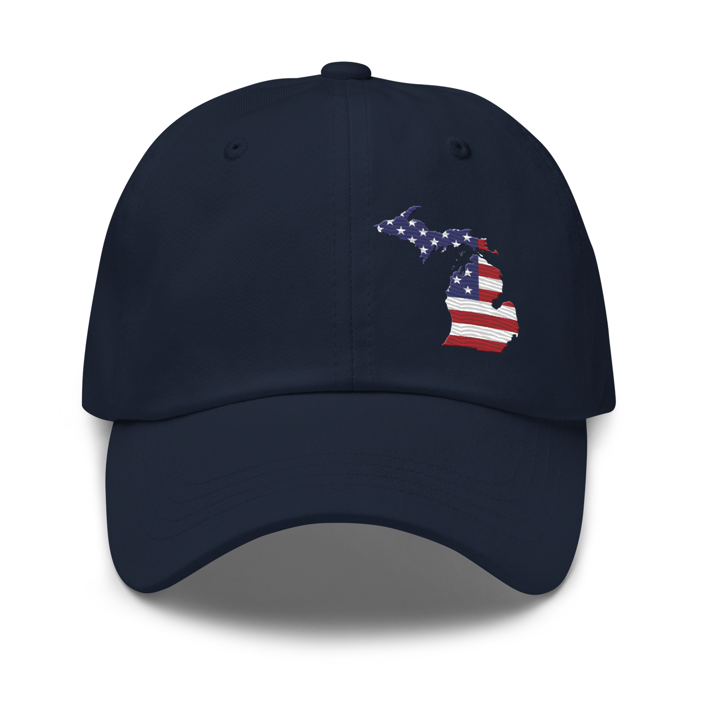 Michigan Dad Hat | Patriotic Outline