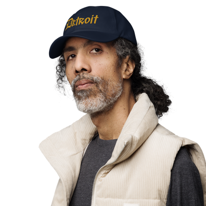 'Detroit' Dad Hat (OED Tag Font) | Gold