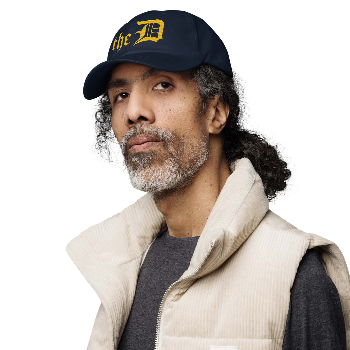 Detroit 'The D' Dad Hat | Maize