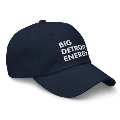 'Big Detroit Energy' Dad Hat (White Emb.)