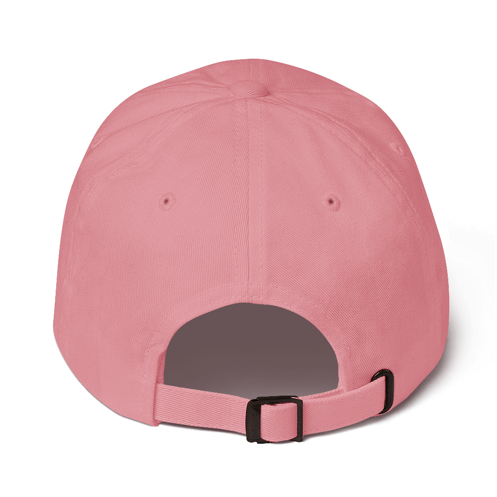 Detroit '313' Dad Hat (Rhodochrosite Pink Tag Font)