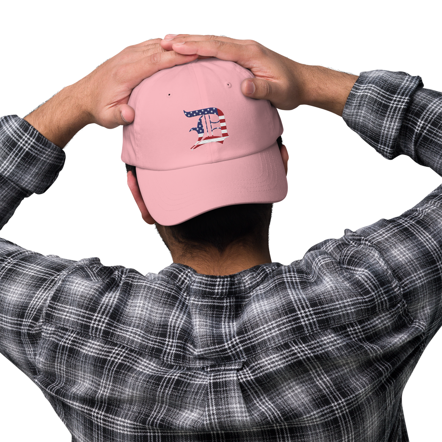 Detroit 'Old English D' Dad Hat (Patriotic Edition)