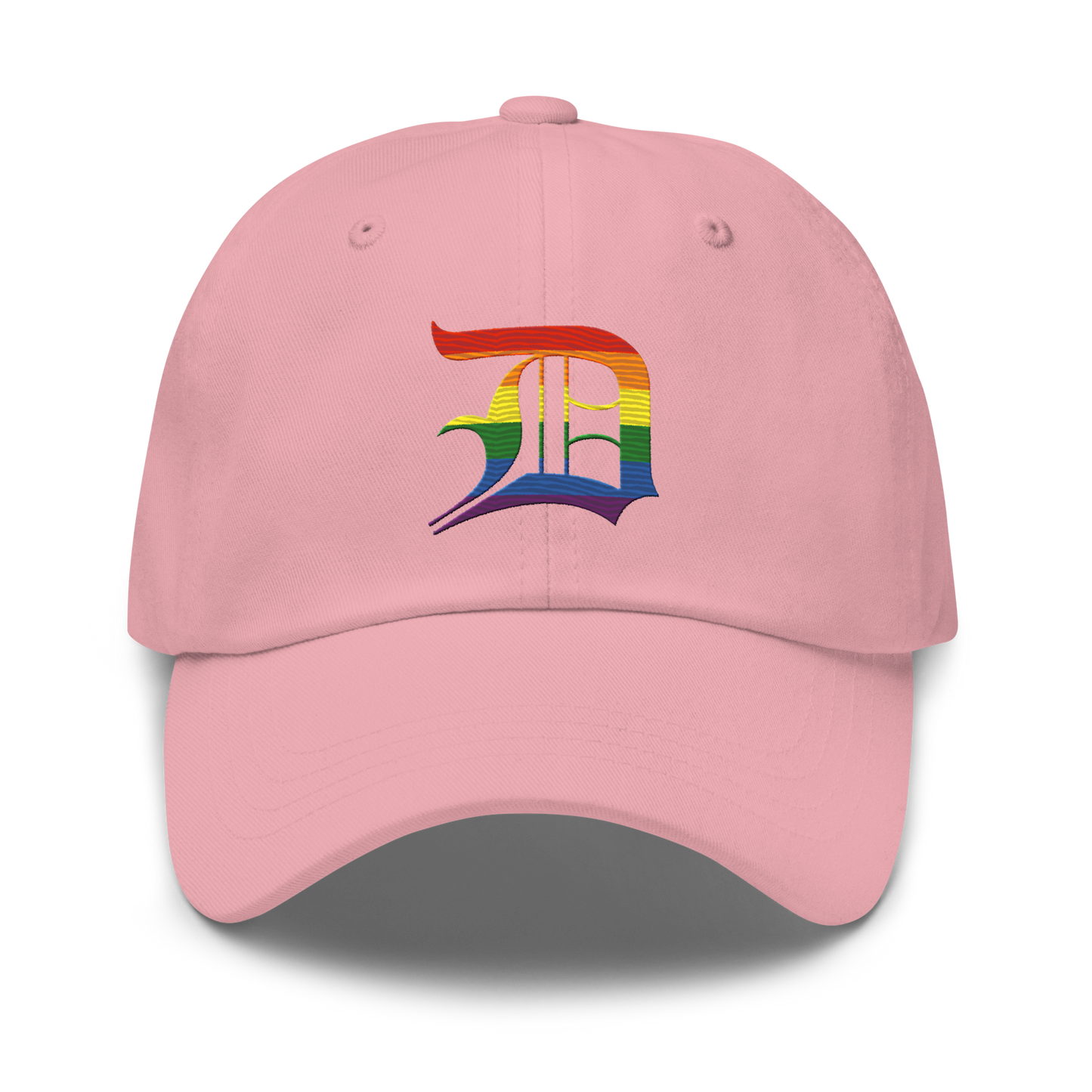 Detroit 'Old English D' Dad Hat (Rainbow Pride Edition)