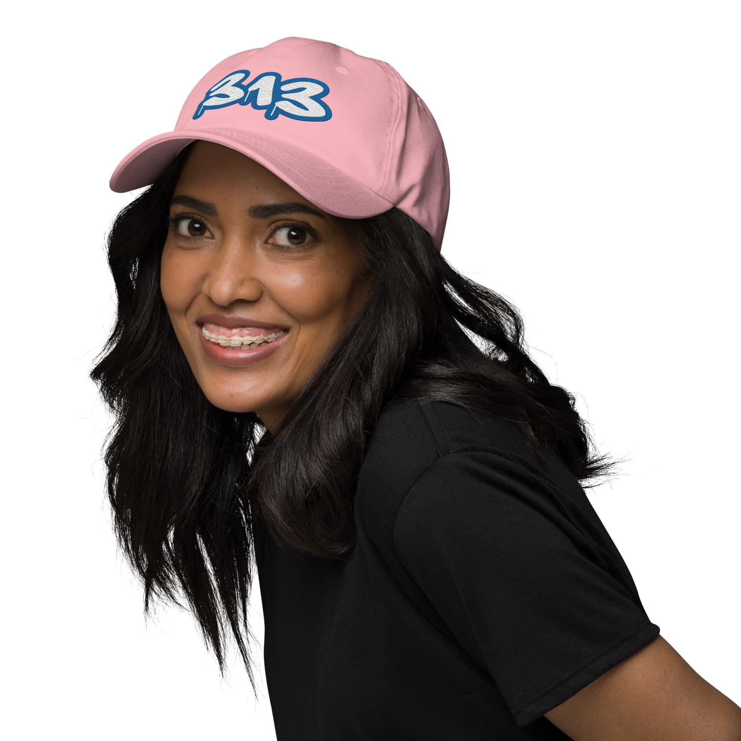 Detroit '313' Dad Hat (Azure Tag Font)