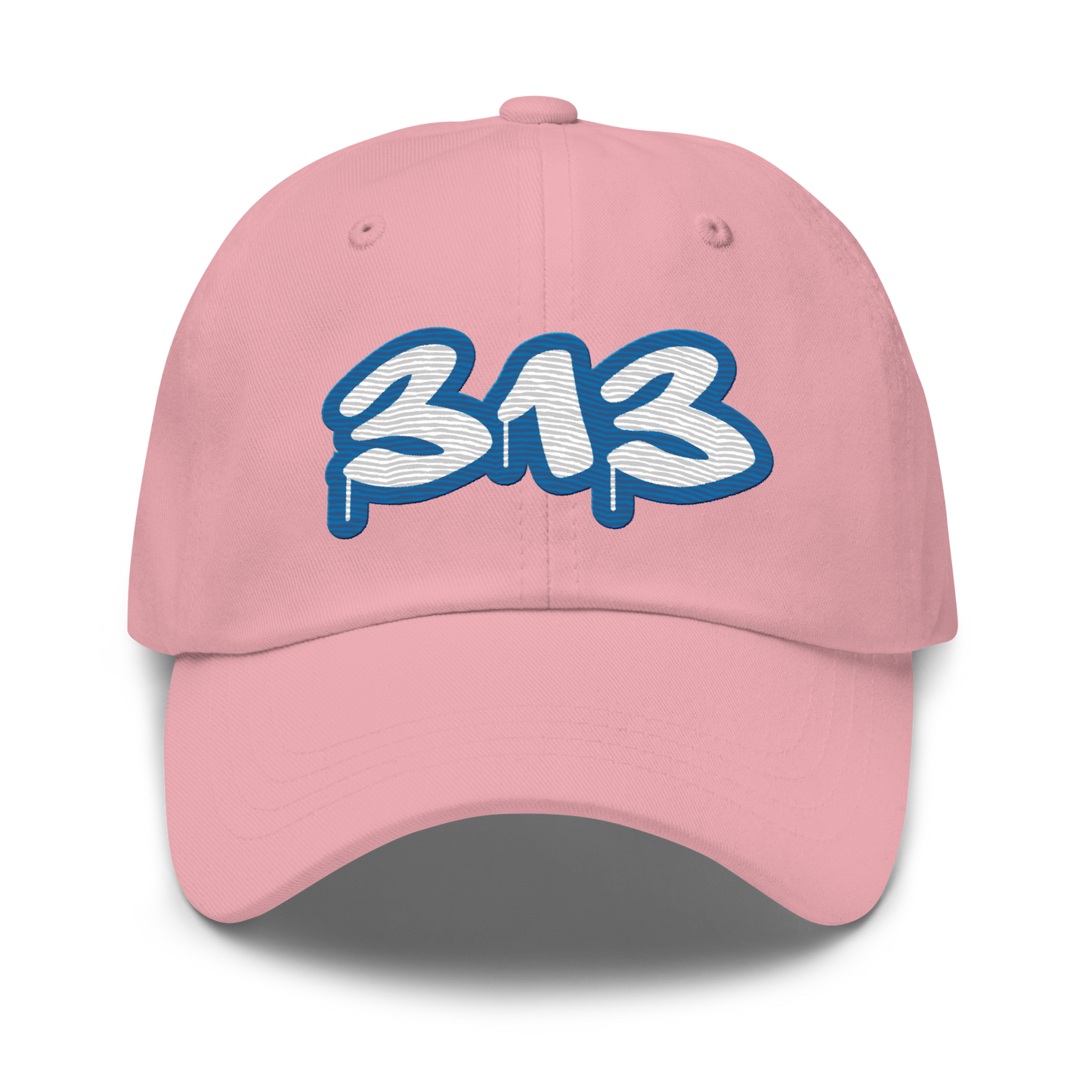 Detroit '313' Dad Hat (Azure Tag Font)