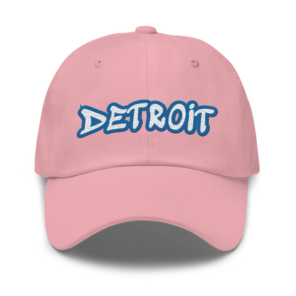 'Detroit' Dad Hat (Azure Tag Font)