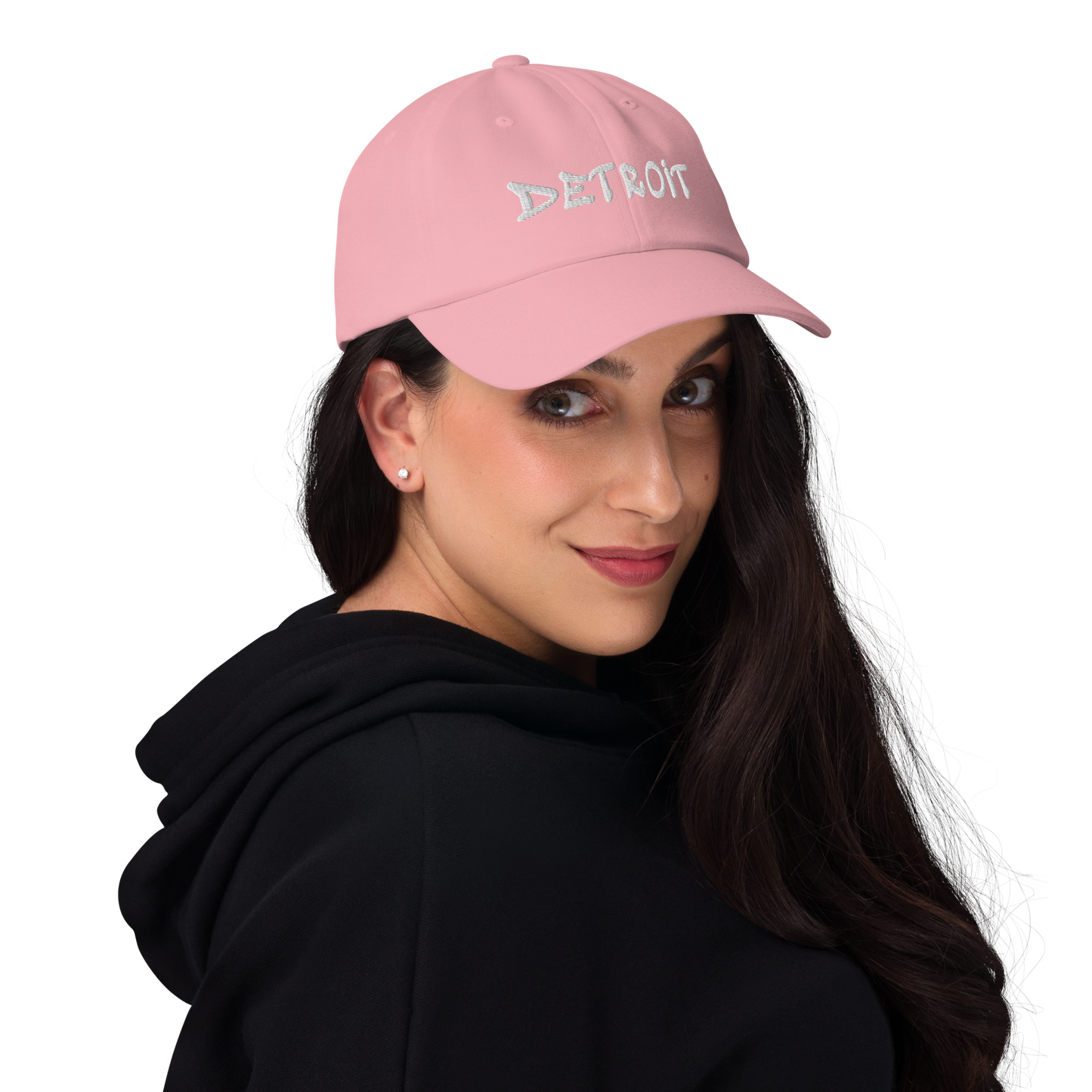 'Detroit' Dad Hat (Tag Font)