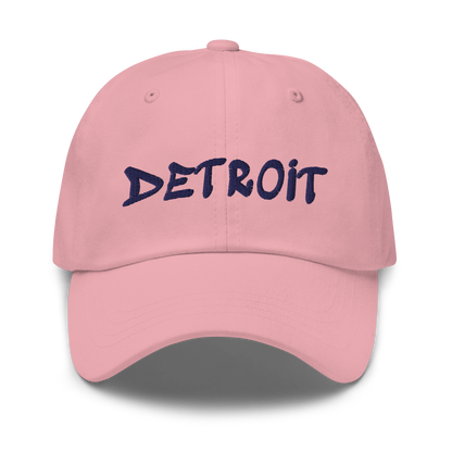 'Detroit' Dad Hat (Tag Font)