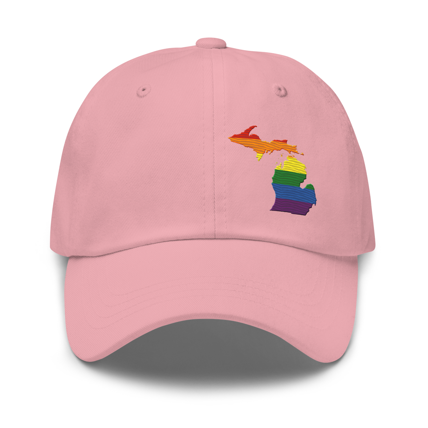 Michigan Dad Hat (Rainbow Pride Edition)