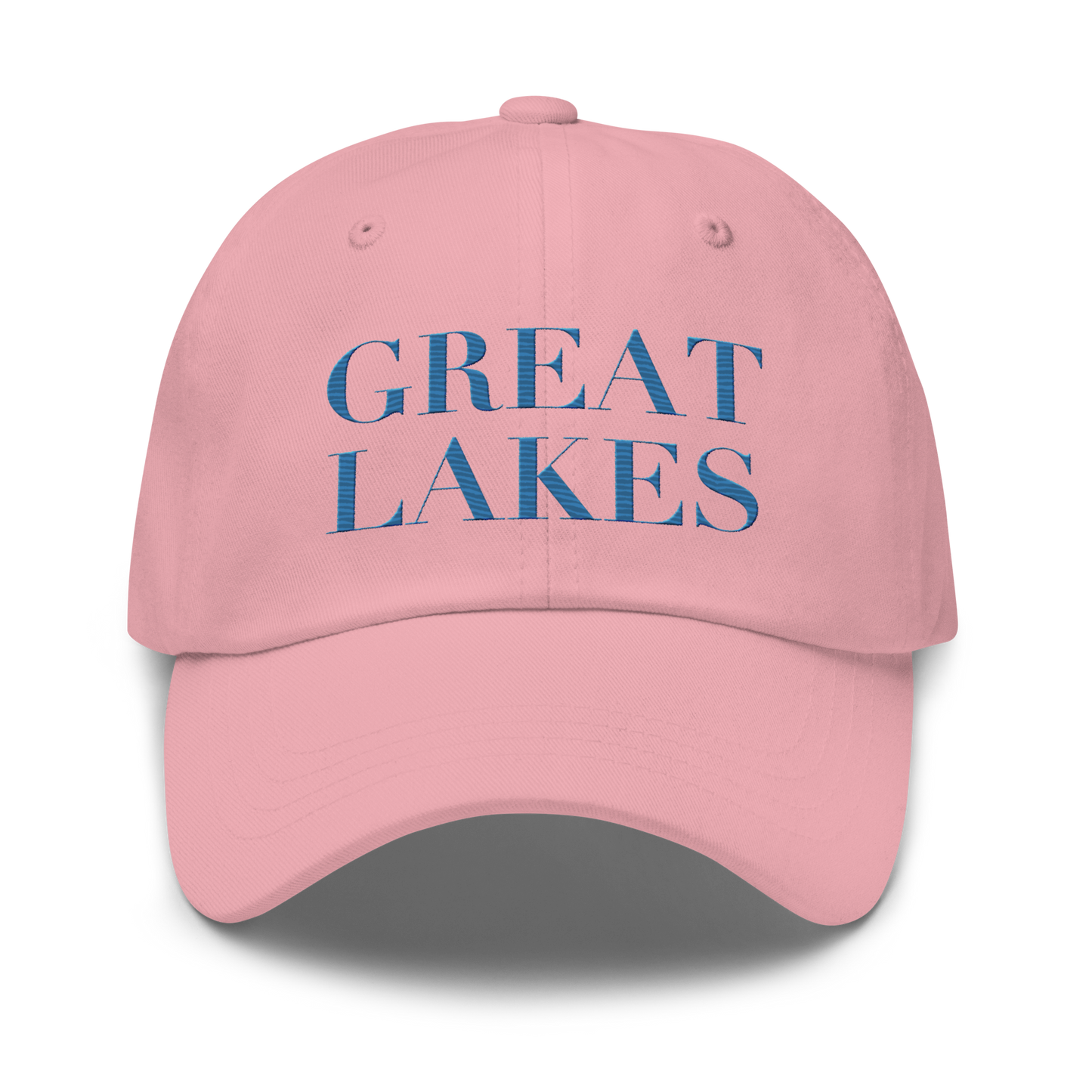 'Great Lakes' Dad Hat (Didone Font) | Superior Blue