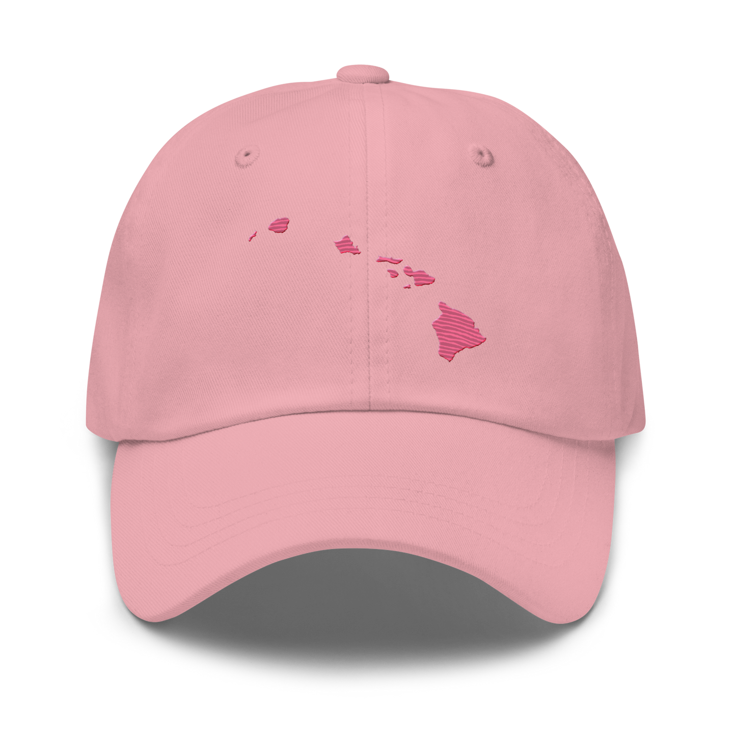 Hawaii Dad Hat (Hibiscus Pink)