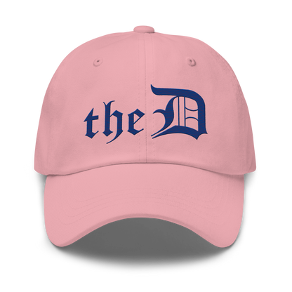 Detroit 'The D' Dad Hat | Dearborn Blue