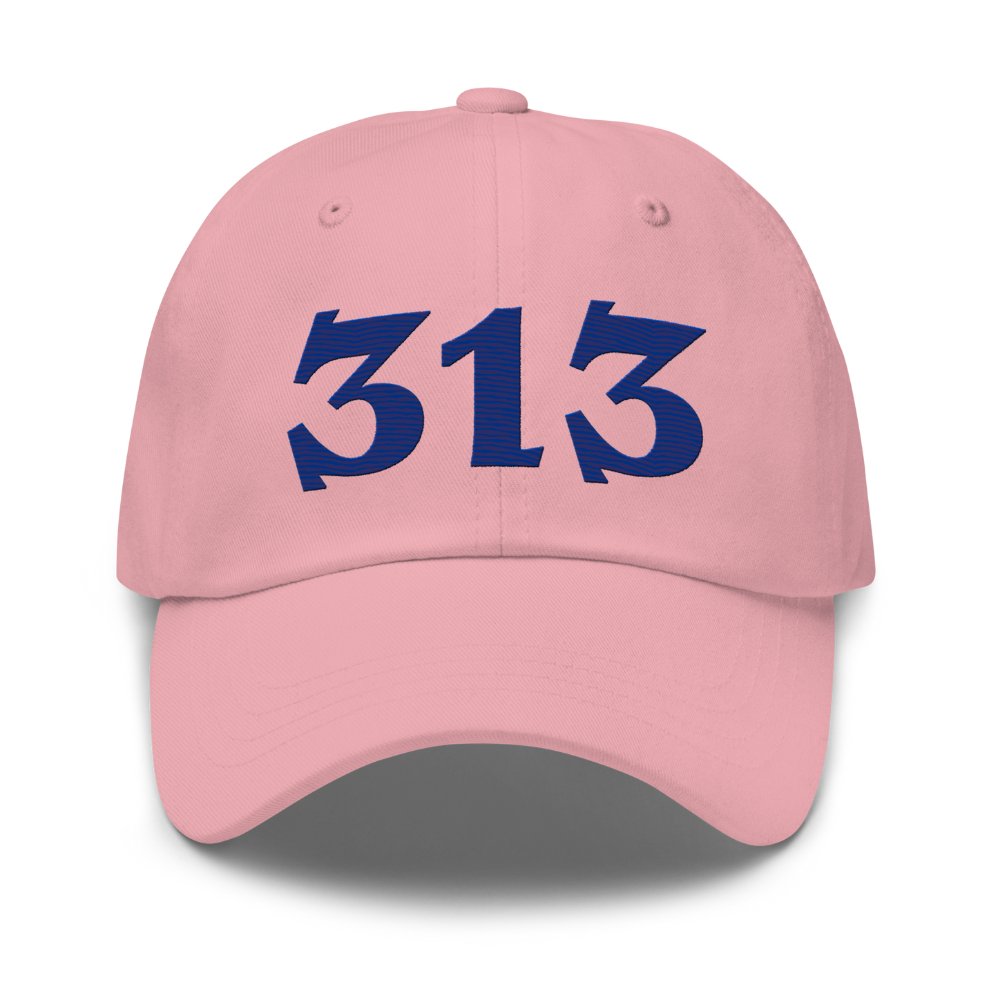 Detroit '313' Dad Hat (Angry Font) | Bourbon Blue