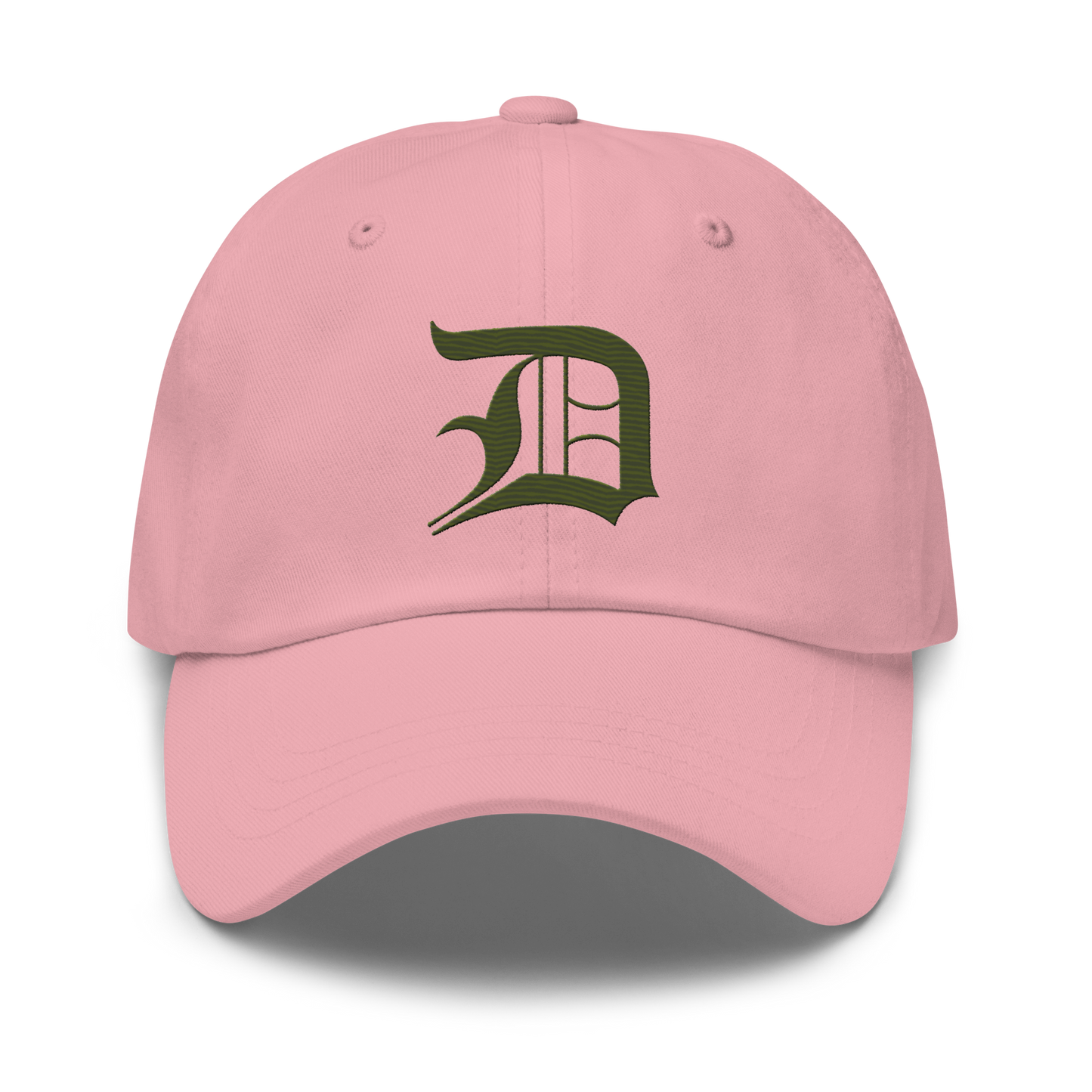 Detroit 'Old English D' Dad Hat (Army Green)