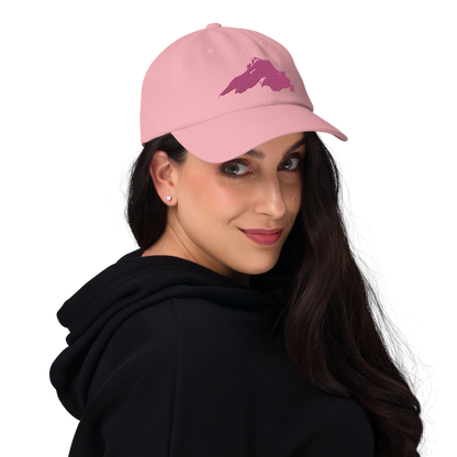 Lake Superior Dad Hat | Apple Blossom Pink