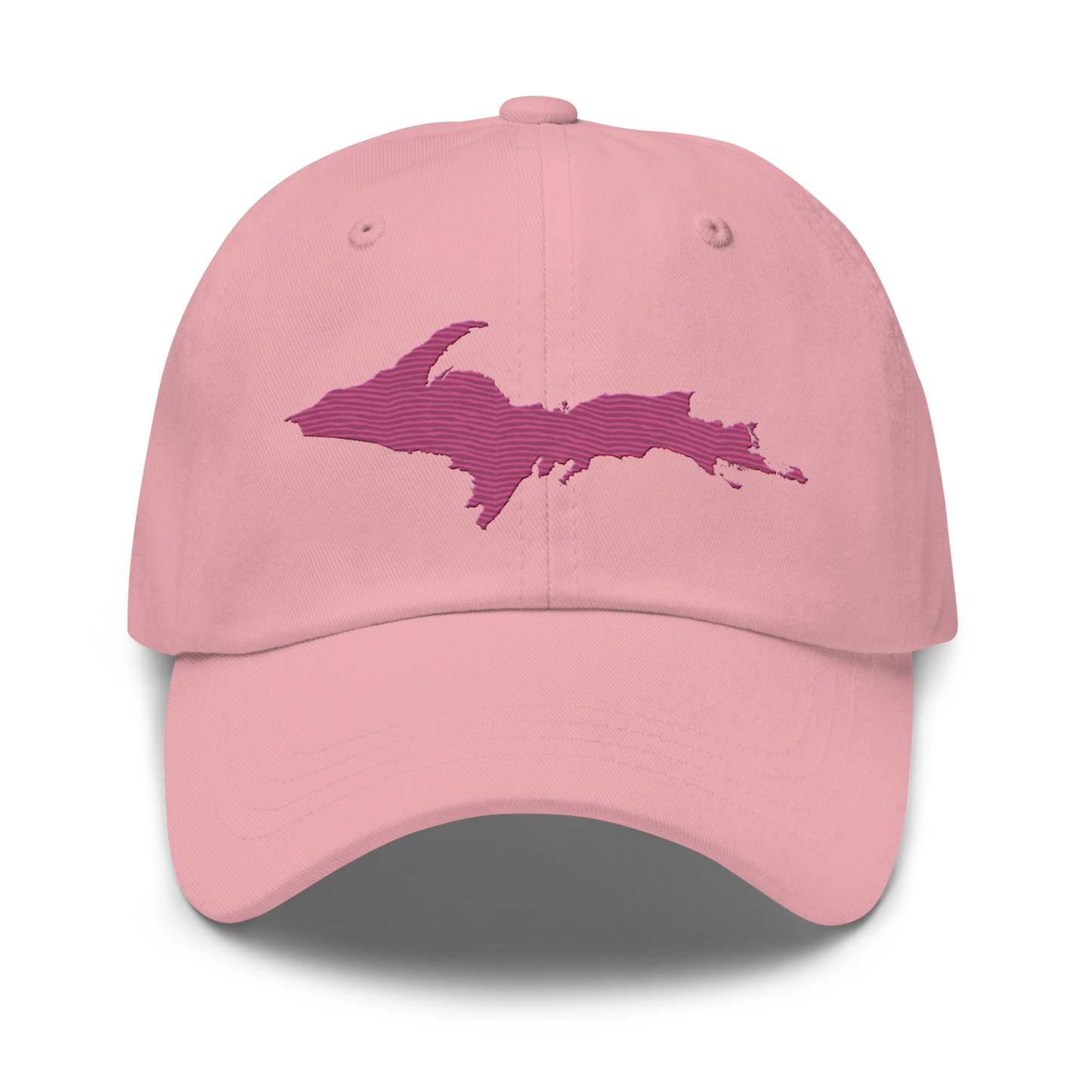 Upper Peninsula Dad Hat | Apple Blossom Pink