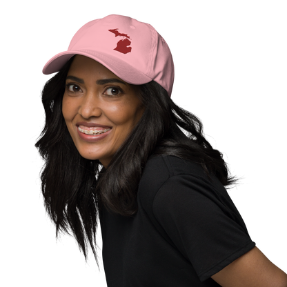 Michigan Dad Hat | Thimbleberry Red Outline