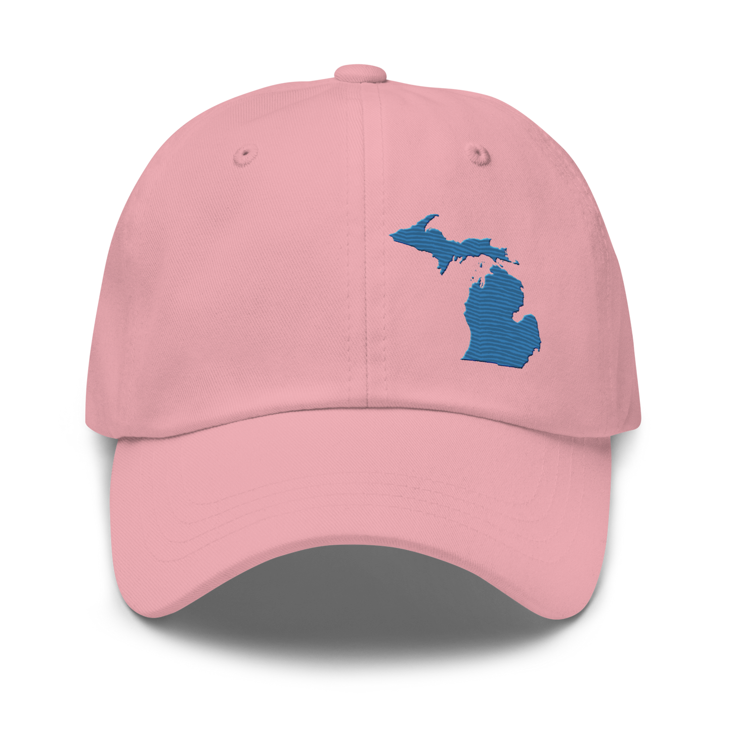 Michigan Dad Hat | Superior Blue Outline