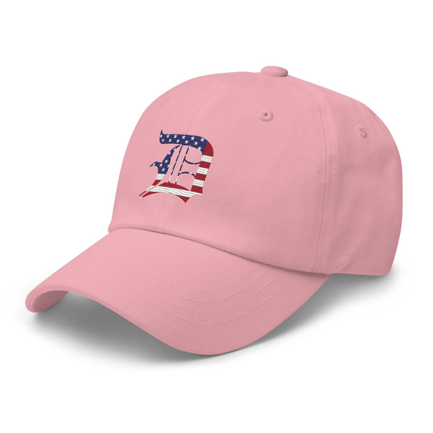 Detroit 'Old English D' Dad Hat (Patriotic Edition)