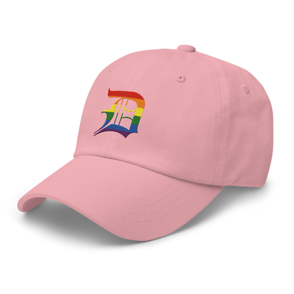 Detroit 'Old English D' Dad Hat (Rainbow Pride Edition)