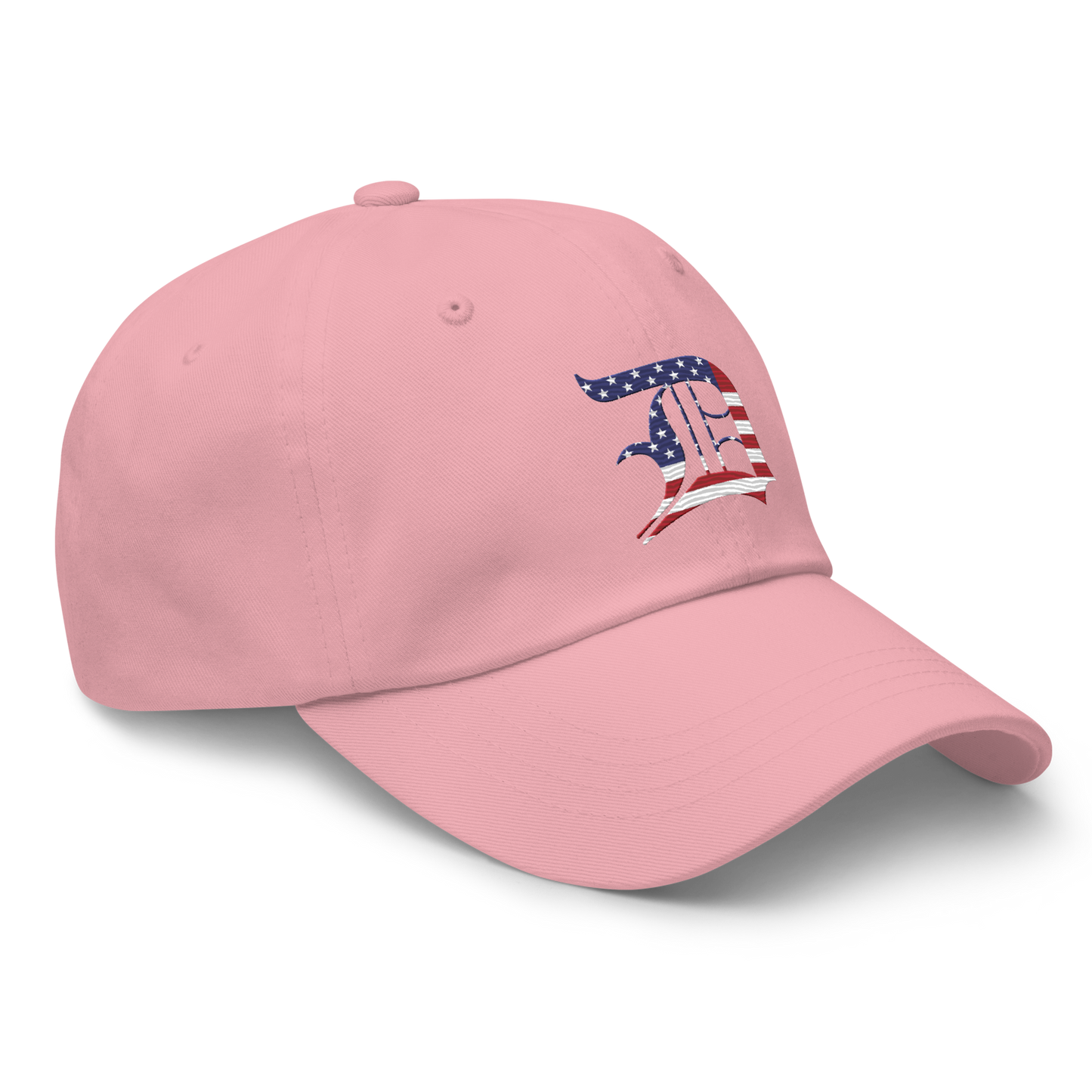 Detroit 'Old English D' Dad Hat (Patriotic Edition)