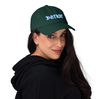 'Detroit' Dad Hat (Azure Tag Font)