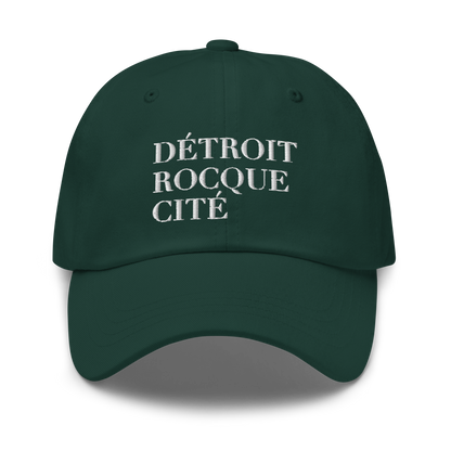 'Détroit Rocque Cité' Dad Hat (White Emb.)