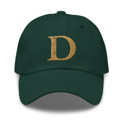 Detroit 'Old French D' Dad Hat (Gold Bullion Edition)