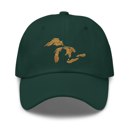 Great Lakes Dad Hat (Gold Bling Edition)