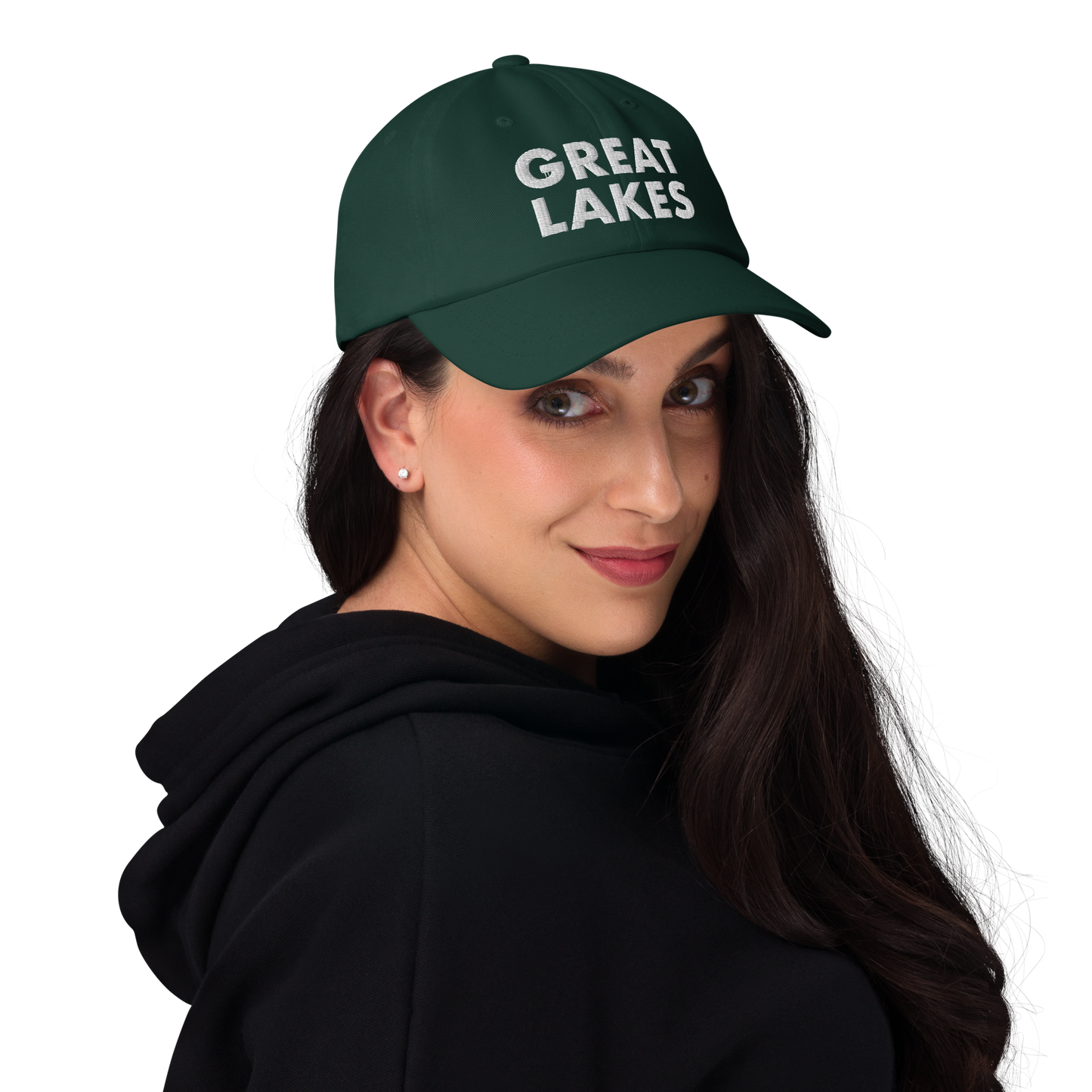 'Great Lakes' Dad Hat (Geometric Sans Font)