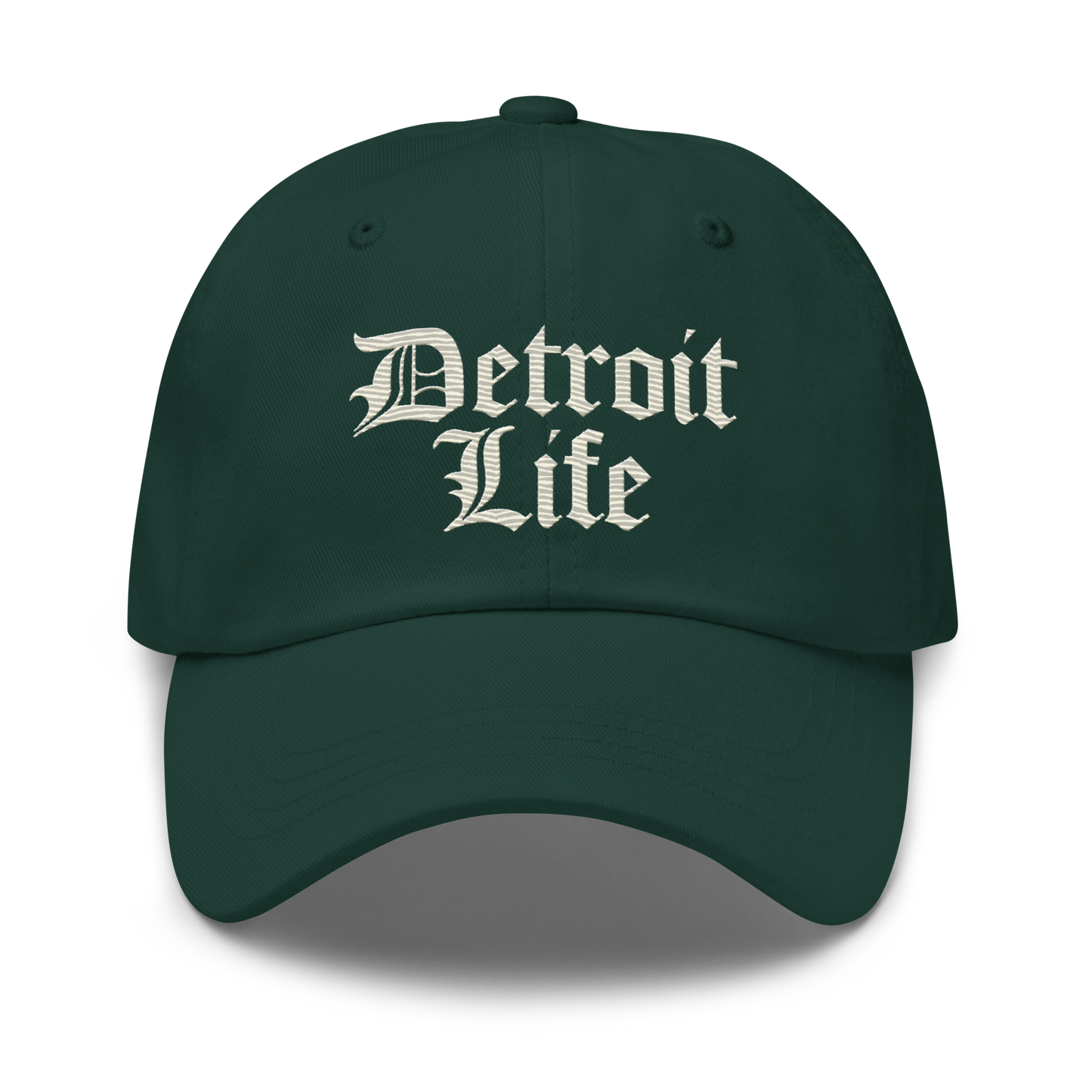 'Detroit Life' Dad Hat | Ivory White