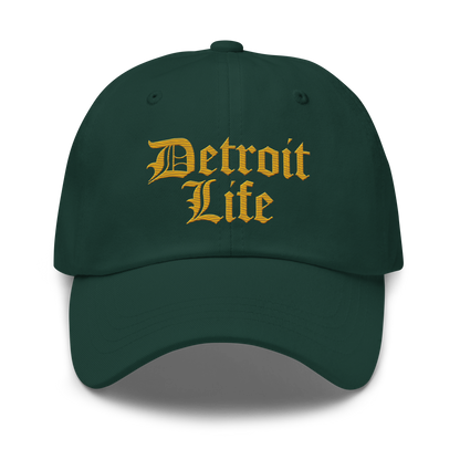 'Detroit Life' Dad Hat | Gold