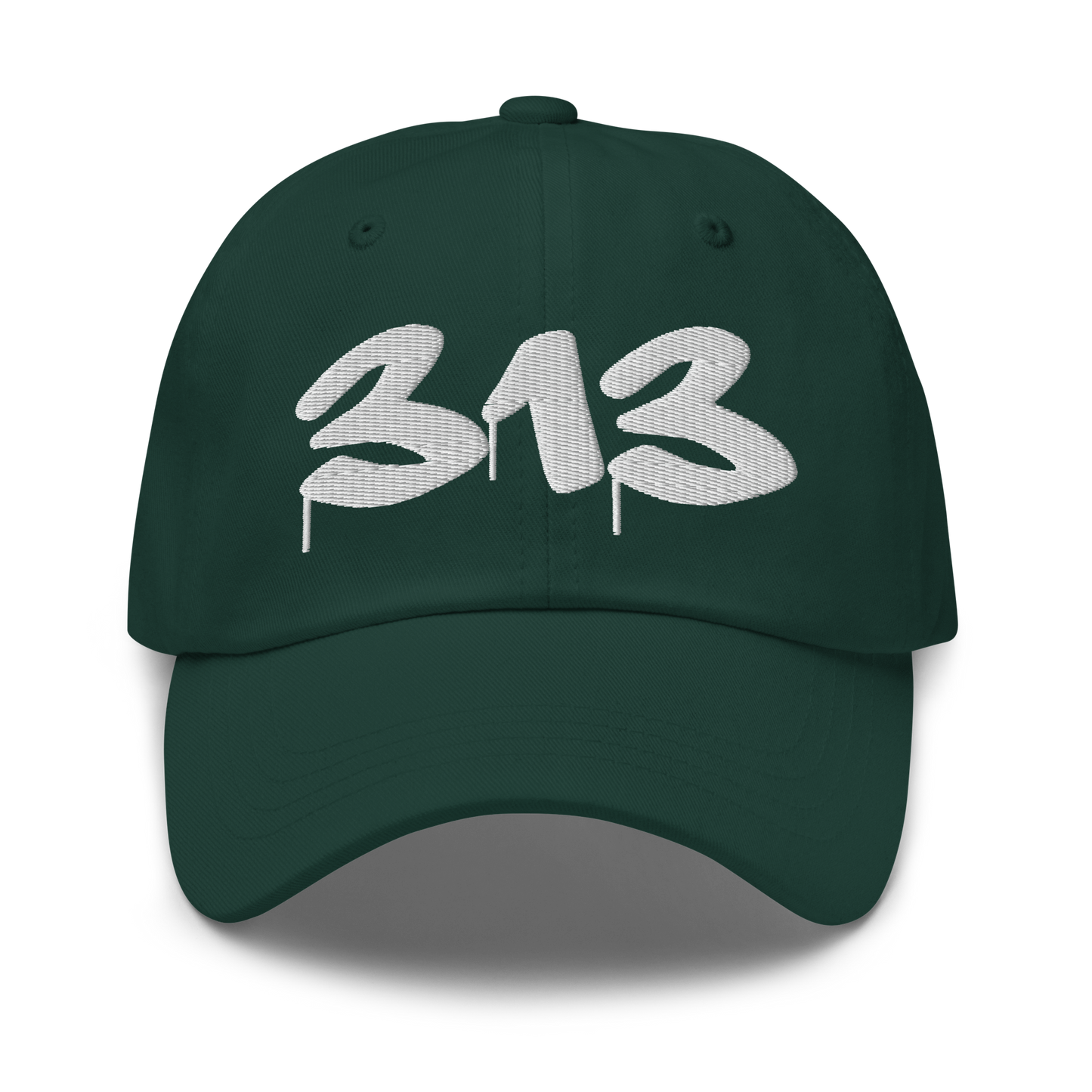 Detroit '313' Dad Hat (Tag Font)