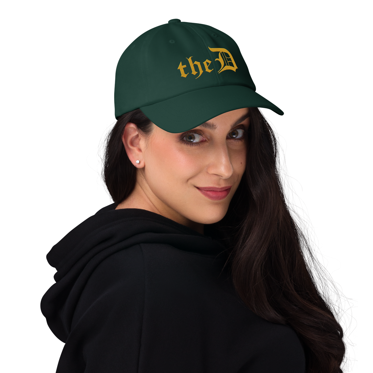 Detroit 'The D' Dad Hat | Gold