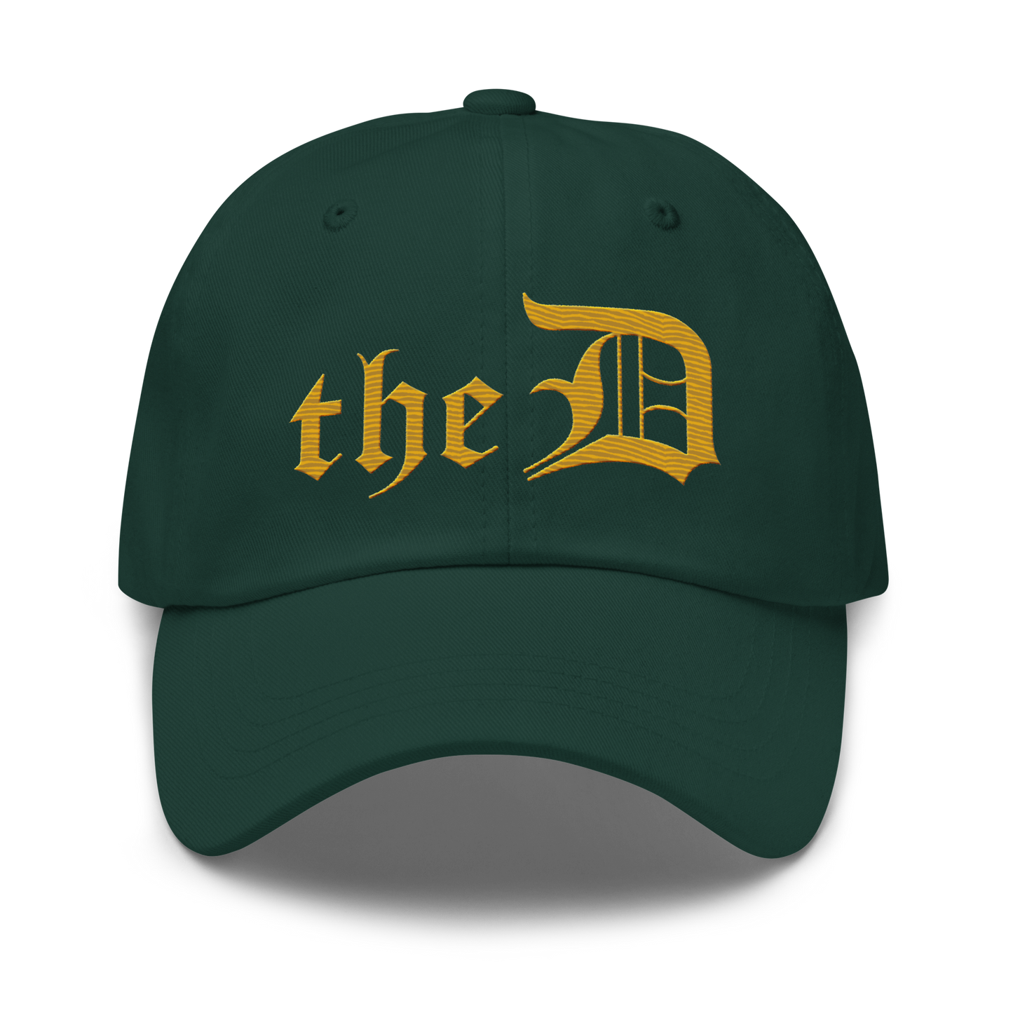 Detroit 'The D' Dad Hat | Gold