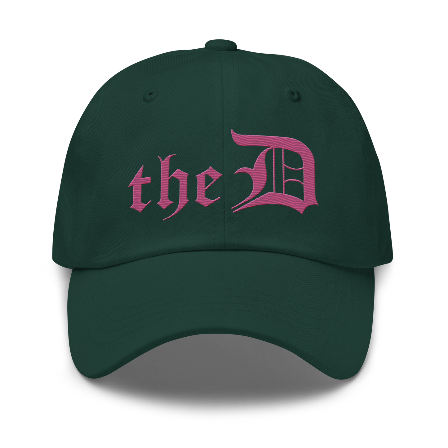 Detroit 'The D' Dad Hat | Apple Blossom Pink