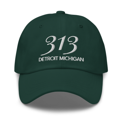 '313 Detroit Michigan' Dad Hat