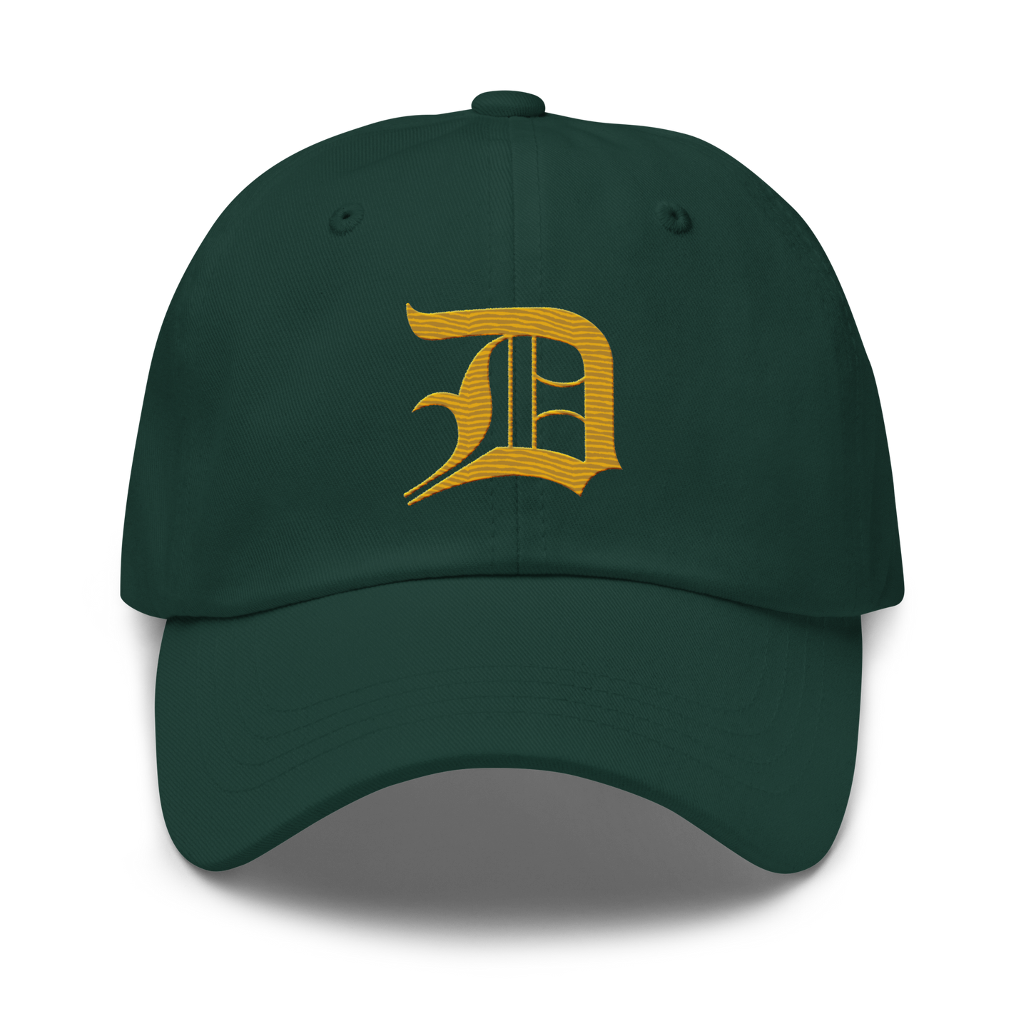 Detroit 'Old English D' Dad Hat (Gold)