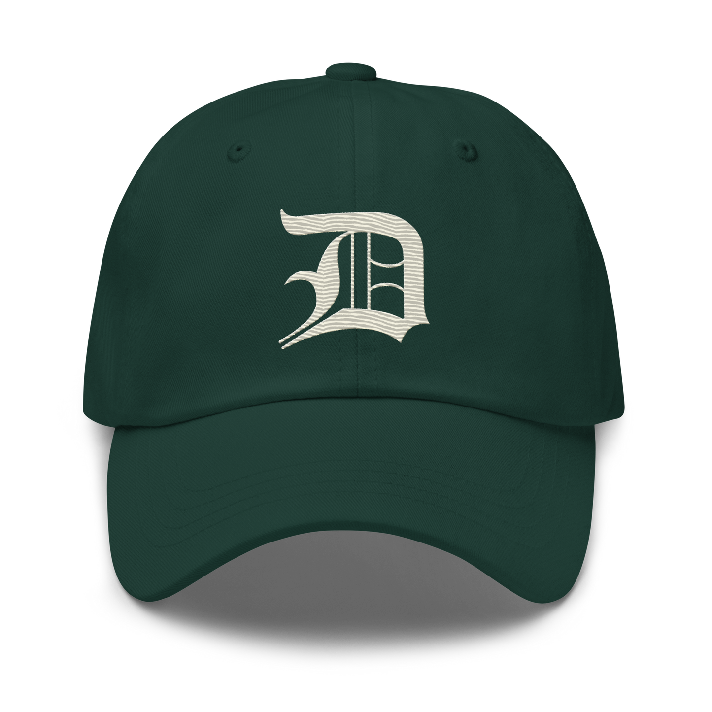 Detroit 'Old English D' Dad Hat (Ivory White)