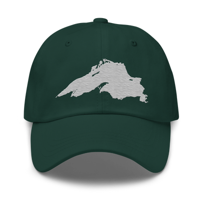 Lake Superior Dad Hat | Platinum