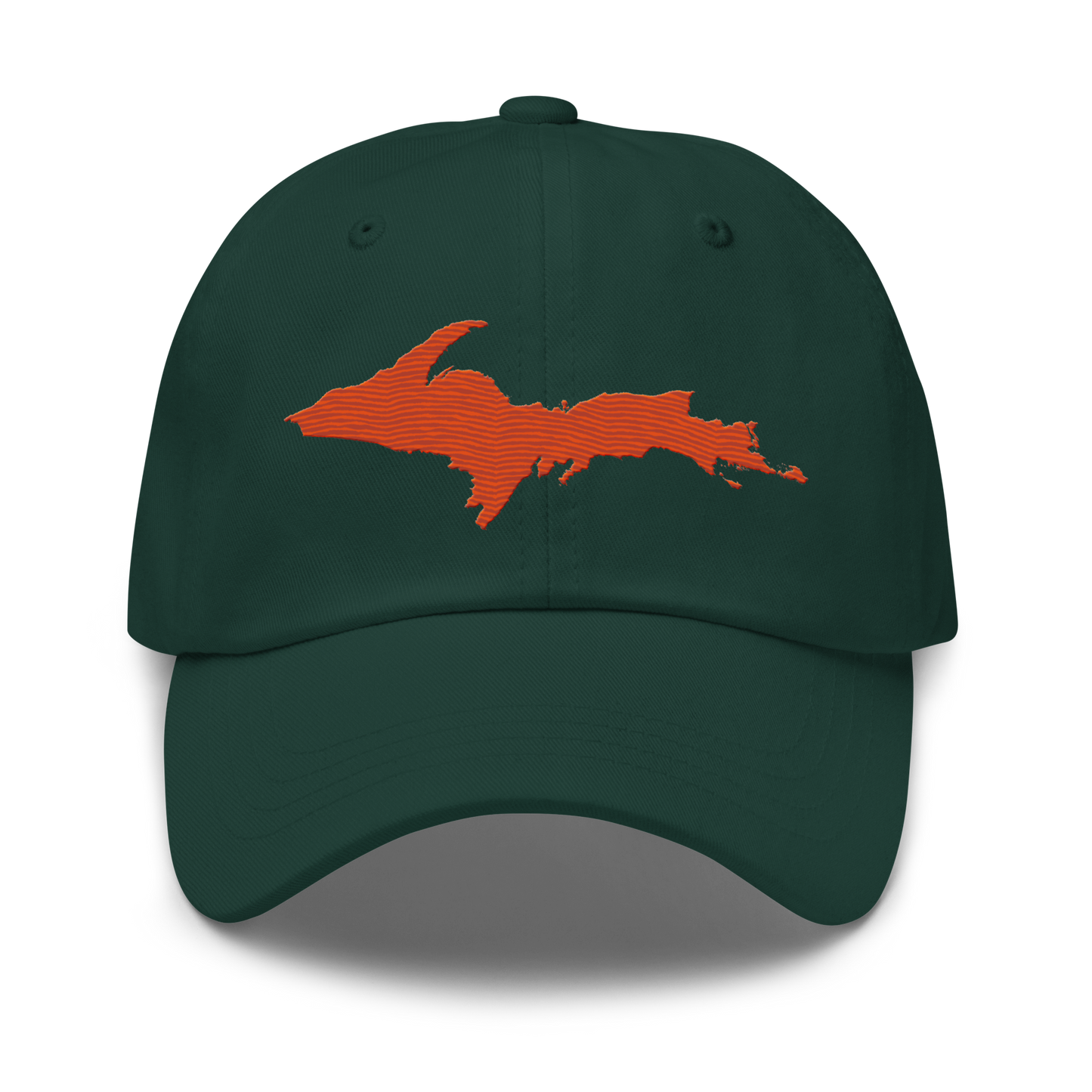 Upper Peninsula Dad Hat | Maple Leaf Orange