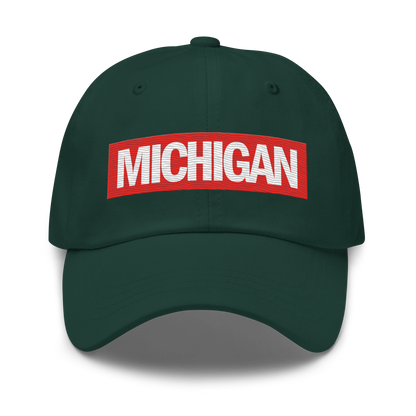 'Michigan' Dad Hat (Superhero Factory Parody)